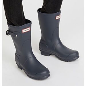 Hunter Original Short Mid-Calf Rain Boots, New!